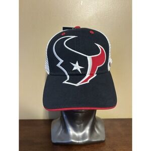 Houston Texans Youth Trucker Hat 47 Brand Sample 2019 Rare NFL Kids Cap Navy Red